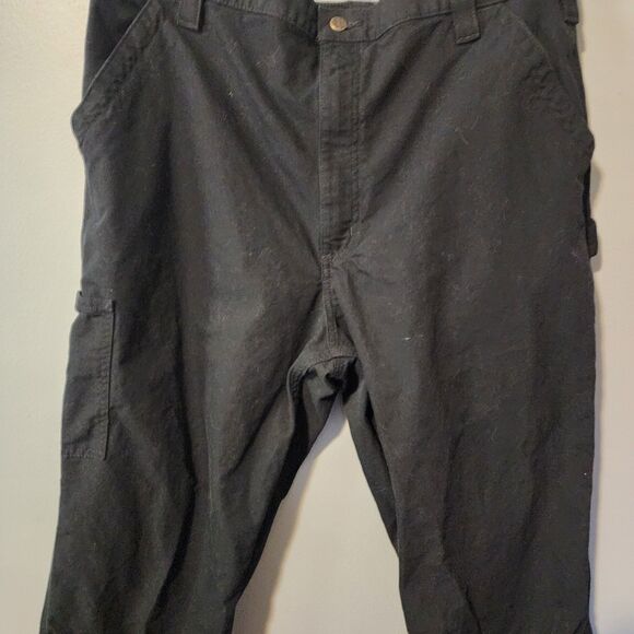 Carhartt Carpenter Utility Work Pants Men's Size 40"x36"Black Loose Original Fit - Picture 3 of 9